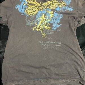 Men's Gray Graphic T-Shirt